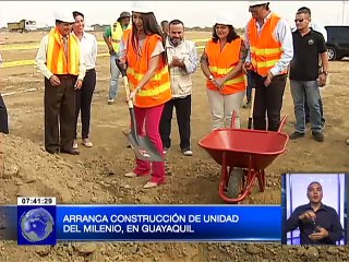 Arranca construcción de unidad del milenio en Guayaquil