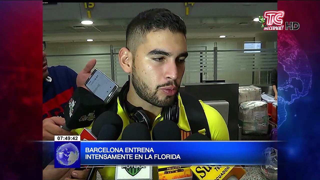 Barcelona entrena intensamente en el estado de Florida