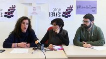 Rueda de prensa de tres concejalas no adscritas del Ayuntamiento de Leganes del 8 de enero de 2018