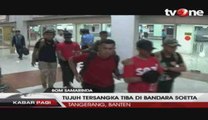 Tujuh Tersangka Pelaku Bom Samarinda Tiba di Bandara Soetta
