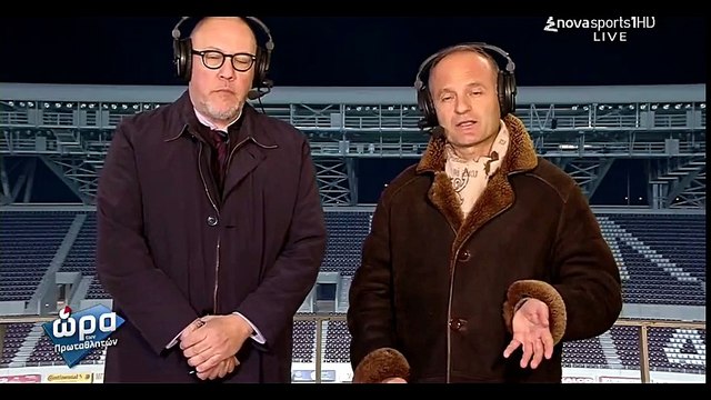 16η ΑΕΛ-Ολυμπιακός 0-3 2017-18 Μιχάλης Ζιώγας για ΑΕΛ (Novasports)