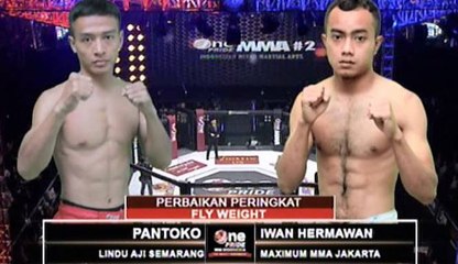  One Pride MMA Fly Weight, Pantoko VS Iwan Hermawan