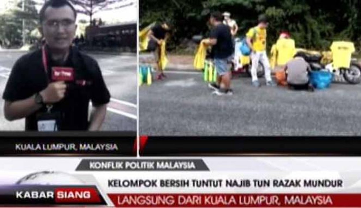 Situasi Unjuk Rasa Konflik Malaysia