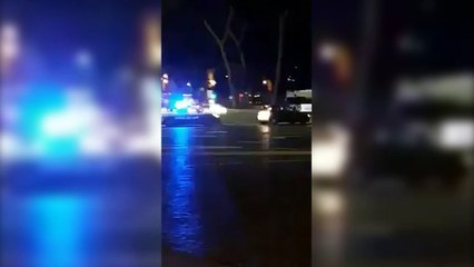 INSEGUIMENTO GIROTONDO DELLA POLIZIA SU PIAZZA VENEZIA (Roma, 5 Gennaio 2018)