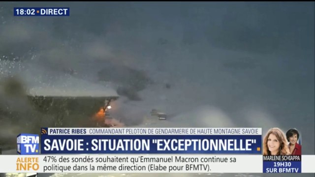 La Savoie placée en vigilance rouge, avec des risques d'avalanche très forts