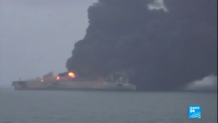 East China sea collision: Burning oil tanker ''in danger of exploding and sinking''