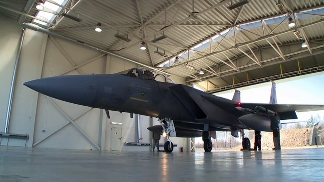 U.S. Air Force conducts intercepts during Baltic Air Policing mission