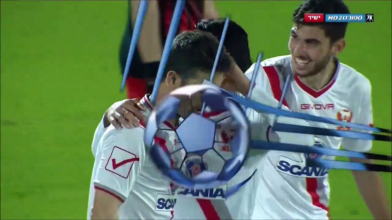 102 Ataa Jaber Goal Israel  Premier League - 08.01.2018 FC Ashdod 1-2 Bnei Sakhnin