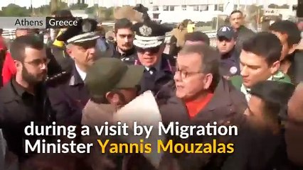 Migrants Protests Against Living Conditions in Athens