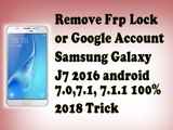 how to Remove FRP lock Google account on Samsung mobiles _ J7 17 7.0_ remove frp