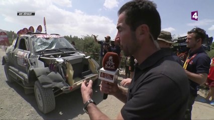 Dakar 2018 : Les dégâts impressionnants de la Mini de Nani Roma !