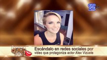 Escándalo en redes sociales por video que protagoniza actor Alex Vizuete
