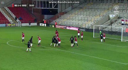 Goal G.Diangana Manchester United U23  0 - 1 West Ham  U23  08.01.2018 HD