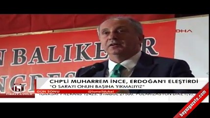 Muharrem İnce'den Erdoğan'a küstah tehdit