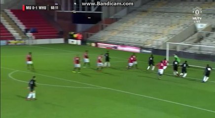 Goal Toni Martinez   Manchester United  U23   0  -  2  West Ham  U23 08.01.2018 HD