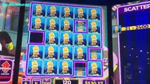 ★ AMAZING RUN! ★ SIMPSONS slot machine FEATURES and BONUS BIG WINS!