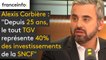 Alexis Corbière (député FI) : "Depuis 25 ans, le tout TGV représente 40% des investissements de la SNCF et a concerné 8% des lignes"