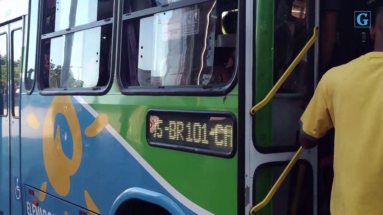 Ônibus lotados por causa da greve