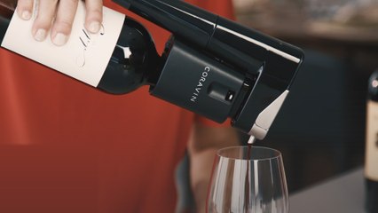 This gadget lets you pour wine without uncorking the bottle