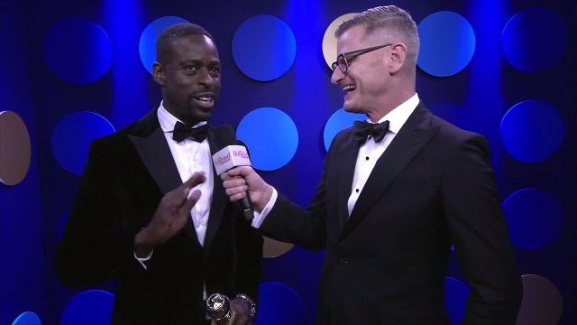 Sterling K. Brown Says Winning Was Really Joyous | Golden Globes 2018