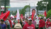 Multitud marcha en Honduras contra reelección de presidente