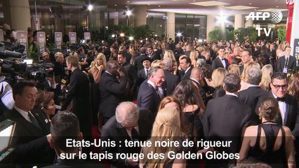 Les stars du cinema arrivent aux Golden Globes