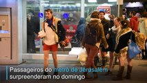 Sem calças no metrô