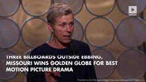 Three Billboards Outside Ebbing, Missouri Wins Golden Globe for Best Motion Picture, Drama *NO USE AFTER 0400 GMT ON WEDNESDAY, JANUARY 10, 2018