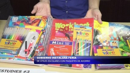 下载视频: Gobierno instalara feria de útiles escolares con paquetes de ahorro