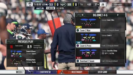 COOKIN SPORTS Blue Seahawks (671)