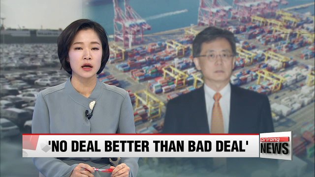 Korea's trade minister says Seoul will stand up to U.S. demands on FTA renegotiations