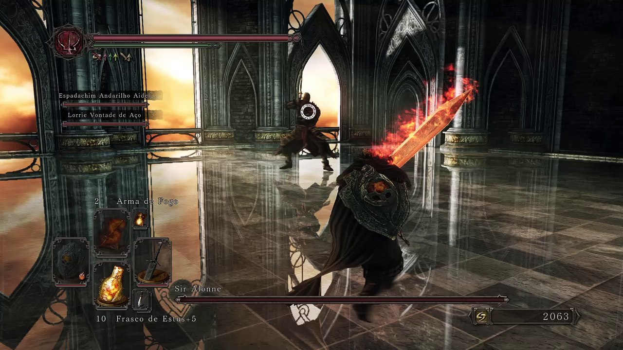 DARK SOULS™ II: Scholar of the First Sin - Sir Alonne VS Equipe Forte