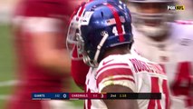 2017 - New York Giants safety Landon Collins suffers apparent injury after laying solid tackle