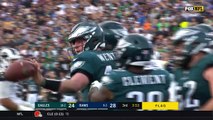 2017 - Carson Wentz leaves field with knee injury