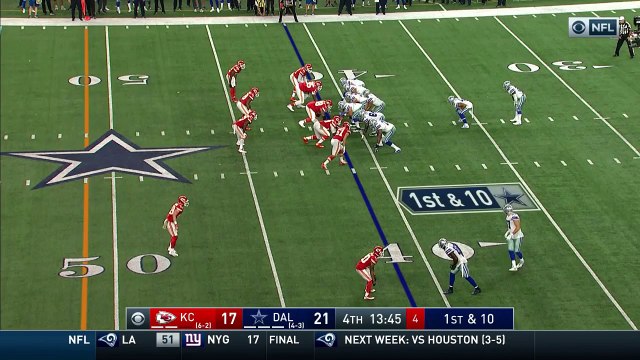 2017 - Dallas Cowboys wide receiver Dez Bryant sustains apparent ankle injury on incompletion