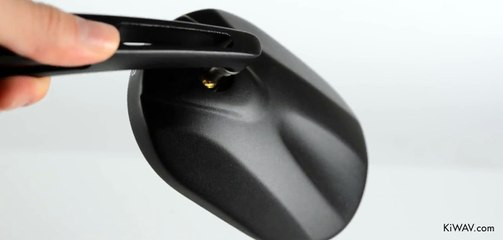 Motorcycle Mirrors Stark Black Magazi | KiWAV