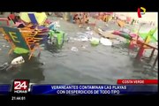 Playas de Lima en peligro: veraneantes dejan regueros de basura