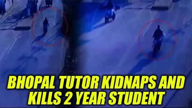 Bhopal tuition teacher kidnaps and kills 2 year old student, Watch CCTV footage | Oneindia News