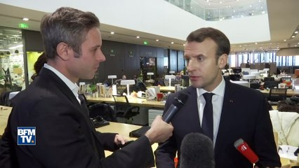 "Si on veut rééquilibrer le déficit commercial, il faut qu’on ait un meilleur accès au marché chinois", déclare Macron