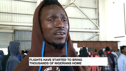 Libya migrant crisis: Thousands of trapped Nigerians return home