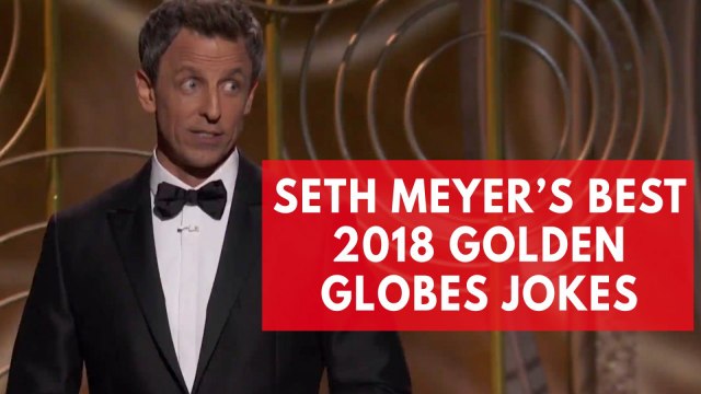 Seth Meyer's funniest Golden Globes 2018 moments: Donald Trump zingers to tackling Hollywood scandals