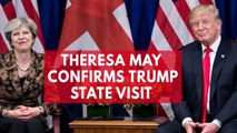 Theresa May confirms that Trump will be visiting the United Kingdom