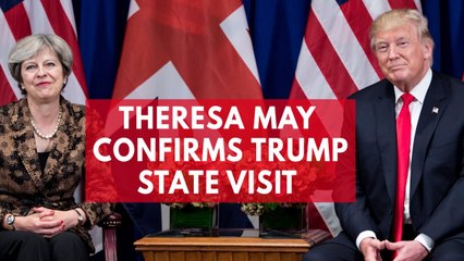 Download Video: Theresa May confirms that Trump will be visiting the United Kingdom