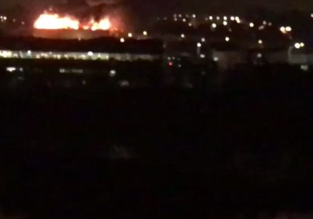 Black Smoke Billows From North London Fire