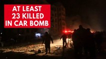 At least 23 dead from car bomb in northwestern Syria