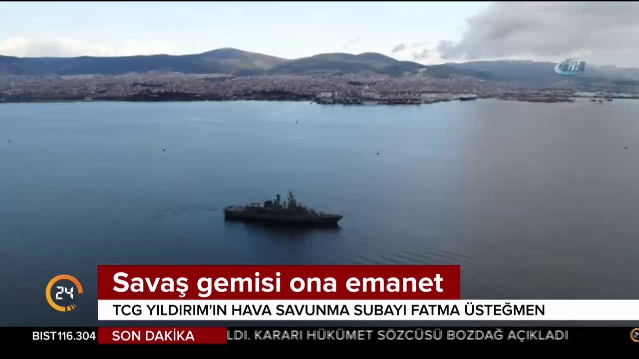 Savaş gemisi ona emanet