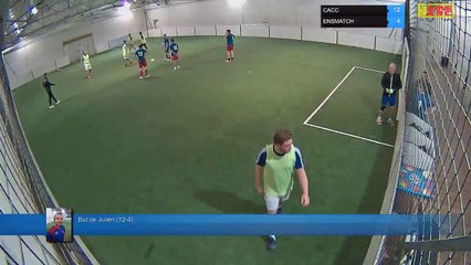 But de Julien (12-4) - CACC Vs ENSMATCH - 08/01/18 18:00 - LIGUE 4 - Poitiers Game Parc