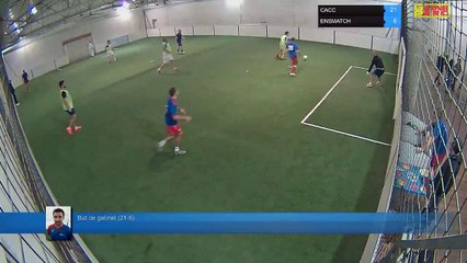 But de gabriel (21-6) - CACC Vs ENSMATCH - 08/01/18 18:00 - LIGUE 4 - Poitiers Game Parc