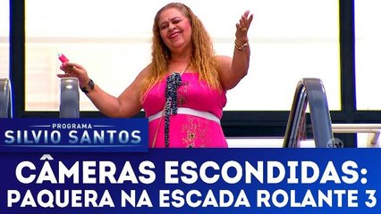 Câmeras Escondidas - Paquera na Escada Rolante 3