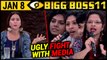 Hina Khan Big Fight With Media in Bigg Boss 11 | Finale Week